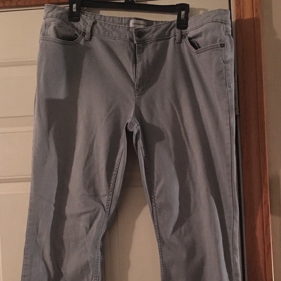 Liz Claiborne Denim - Liz Claiborne city gray jeans